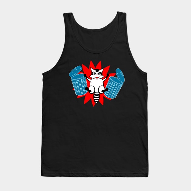 Trash Can BANDIT! Tank Top by CMButzer